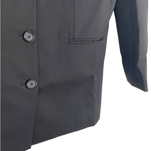 Anine Bing Declan Blazer Jacket Single Breasted Wool Blend Career Black Size XS - Picture 7 of 10